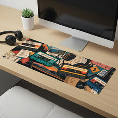 Retro Travel Desk Mat