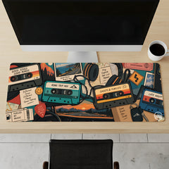 Retro Travel Desk Mat