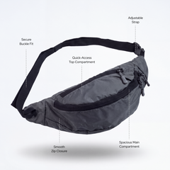 Nomad Sling Bag - Grey